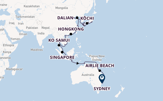 Oost-Azië vanaf Tokio, Japan met de Azamara Pursuit
