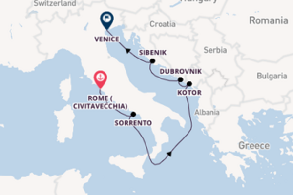 Journey with Azamara Club Cruises from Rome (Civitavecchia)