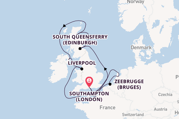 United Kingdom from Southampton with the Norwegian Star