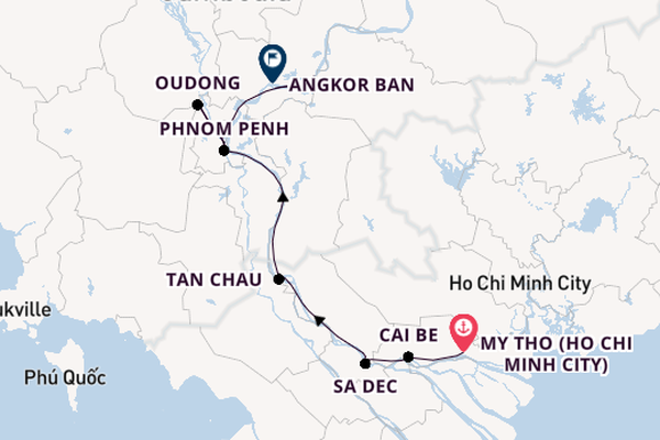  Luxury Charms of the Mekong with Vietnam & Cambodia Land Tour