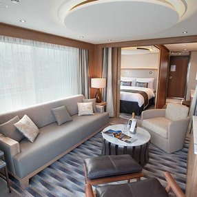 Come aboard the undefined and discover one of 11 cabin categories on a total of 4 decks that can accommodate 190 passengers. Choose your dream cabin and feel at home on board the undefined!