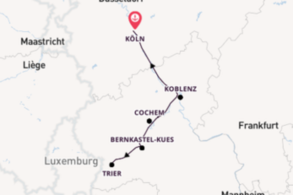 8 Tage Mosel Reise