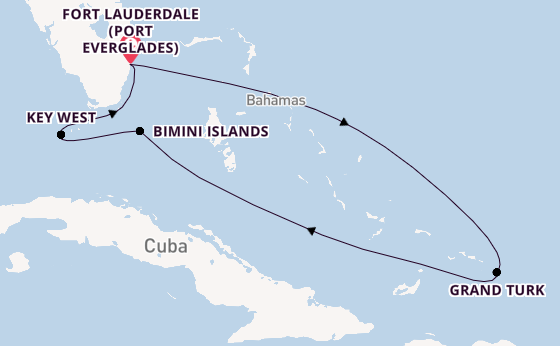 Caribbean from Fort Lauderdale (Port Everglades), Florida with the Celebrity Reflection