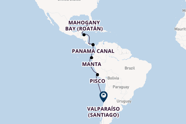Central America from Miami, Florida with the Azamara Quest