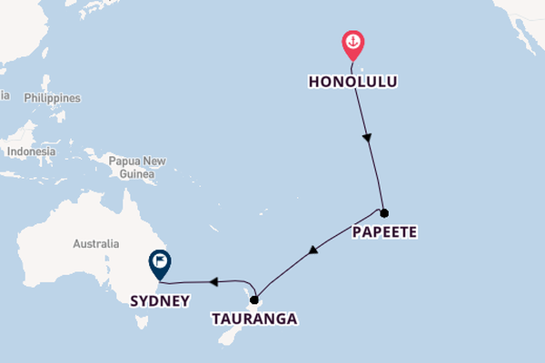 Polynesia from Honolulu, Hawaii with the Anthem of the Seas