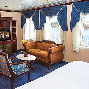 Come aboard the undefined and discover one of 16 cabin categories on a total of 4 decks that can accommodate 223 passengers. Choose your dream cabin and feel at home on board the undefined!