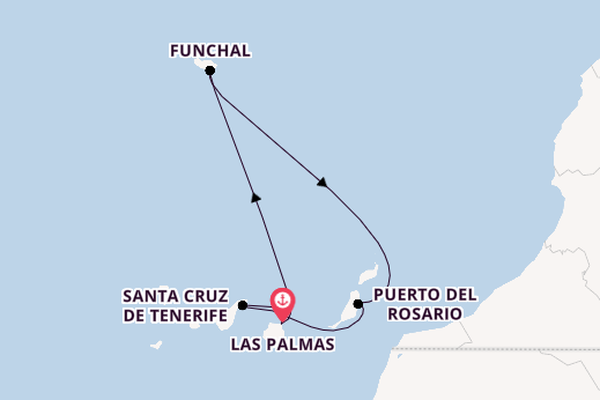 Kanarische Inseln ab Las Palmas, Gran Canaria auf AIDAbella