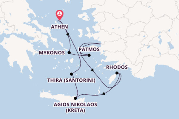 Cruise met Azamara  naar het indrukwekkende Athen