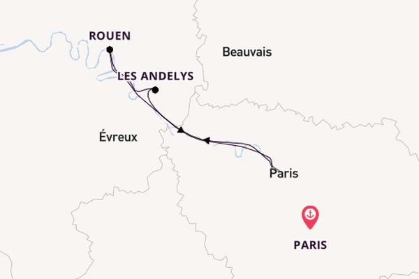 France from Paris, France with the Seine Princess