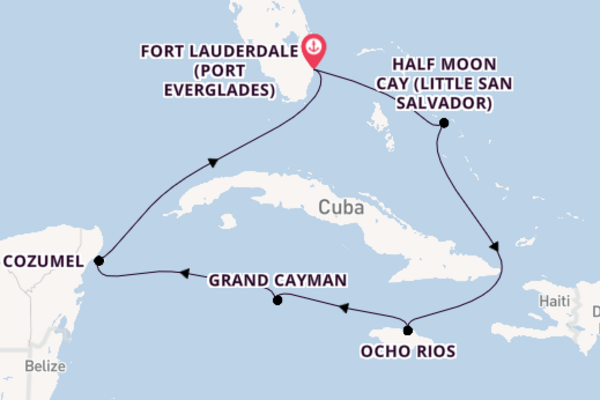 Nieuw Amsterdam 8  Fort Lauderdale (Port Everglades)-Fort Lauderdale (Port Everglades)