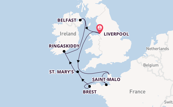 10 day journey from Liverpool