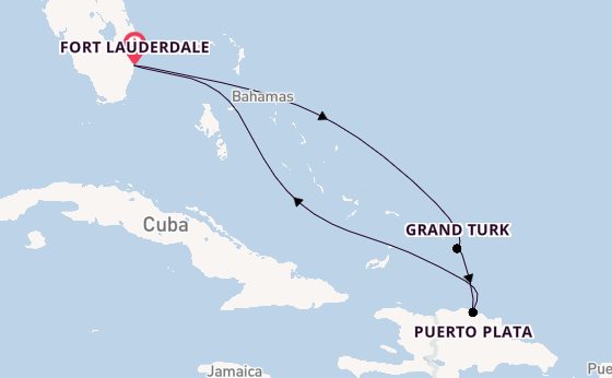 Caribbean vanaf Fort Lauderdale, Verenigde Staten met de Celebrity Summit