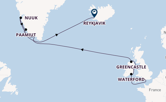Britse Eilanden vanaf Southampton (Londen), Engeland met de Seven Seas Mariner