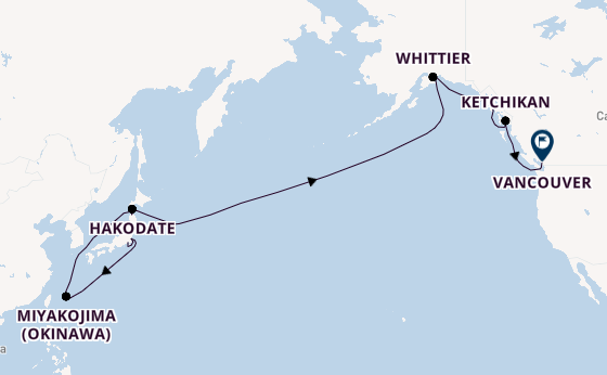 Transpacific from Tokyo, Japan with the Riviera