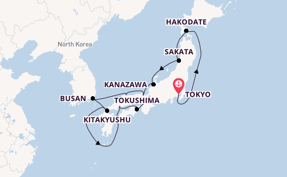 Japan from Tokyo, Japan with the Azamara Pursuit