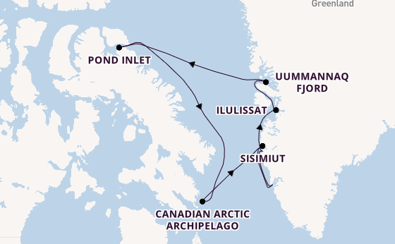 Arctic from Nuuk, Greenland with the Viking Octantis