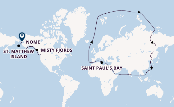 Transatlantik ab Vancouver, Kanada auf der MS Roald Amundsen