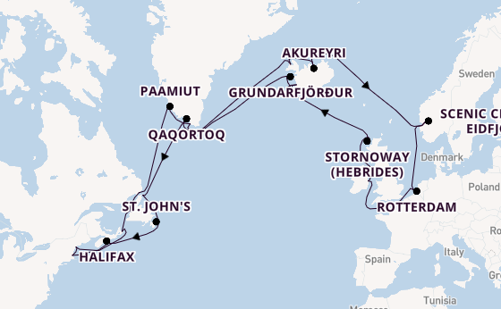 Transatlantic from Boston, Massachusetts with the Volendam
