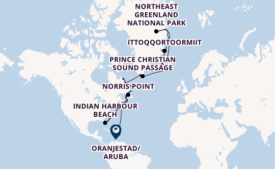Transatlantic from Reykjavik, Iceland with the Seabourn Pursuit