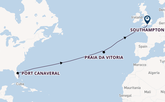 Transatlantic from United Kingdom with the Queen Anne