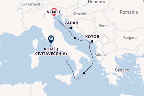Mediterranean Sea from Venice, Italy with the Ilma