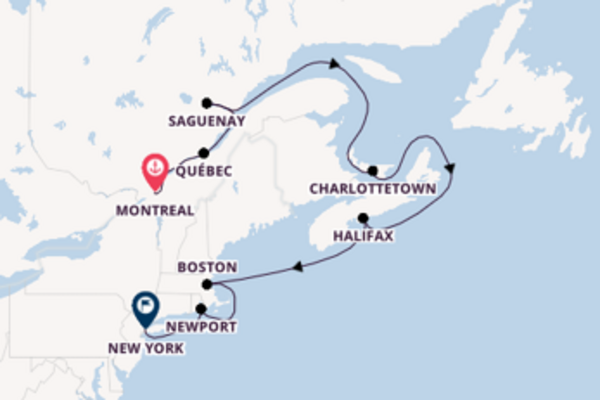 13daagse cruise met de Seabourn Quest vanuit Montreal