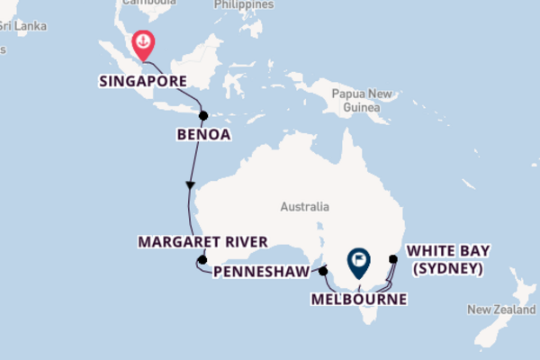 Australia From Singapore with the Azamara Pursuit