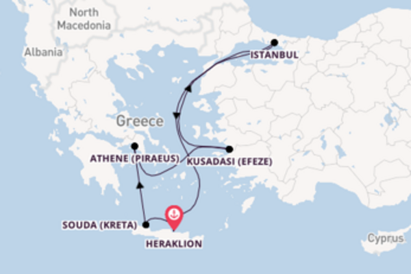 8daagse cruise naar Kusadasi (Efeze)