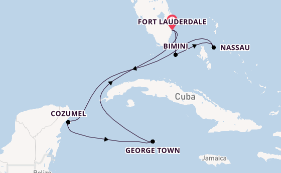 Caribbean vanaf Fort Lauderdale, Verenigde Staten met de Celebrity Beyond