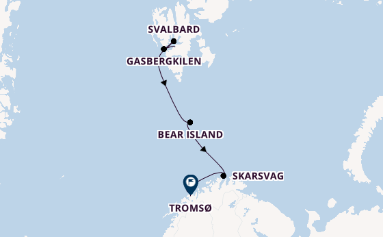 Norway from Longyearbyen, Norway with the Silver Endeavour