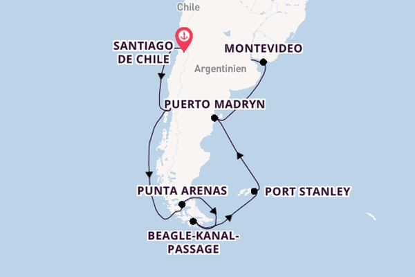 Majestic Princess - Die Magie des Südens mit Rio, Iguassu & Patagonien