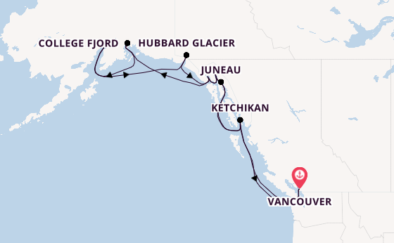 Alaska & West Canada from Vancouver, Canada with the Island Princess