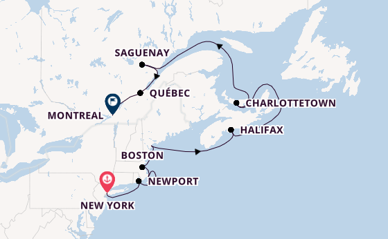 USA Ostküste ab New York auf der Silver Shadow