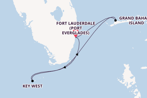 Caribbean from Fort Lauderdale (Port Everglades), Florida with the Celebrity Reflection