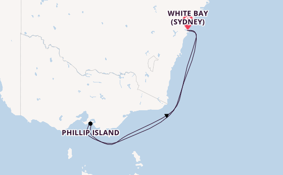 Australia from White Bay (Sydney), Australia with the Carnival Adventure