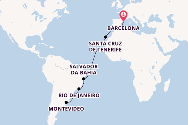 From Siestas to Tangos: Spain to South America Voyage