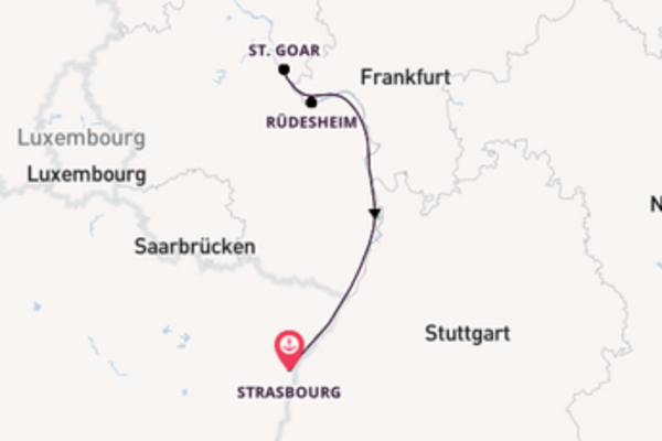 5 day cruise with the Beethoven to Strasbourg