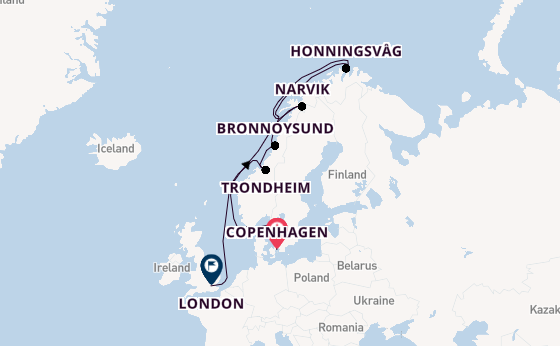 Norway from Copenhagen, Denmark with the Seabourn Quest