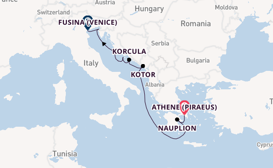 Oostelijke Middellandse Zee vanaf Athene (Piraeus), Griekenland met de Seabourn Ovation