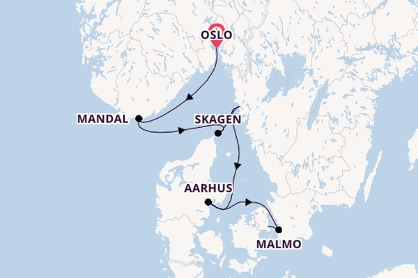 Norway from Oslo, Norway with the Seven Seas Grandeur