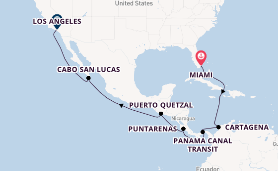 Central America from United Kingdom with the Brilliant Lady