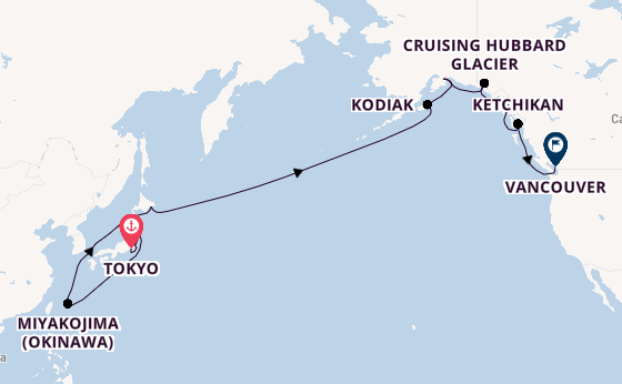 Transpacific from Tokyo, Japan with the Seven Seas Explorer