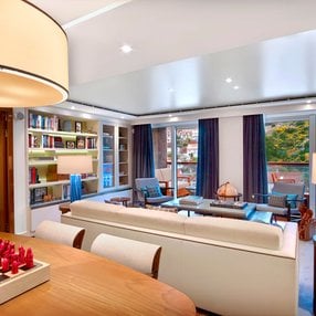 Come aboard the Viking Saturn and discover one of 53 cabin categories on a total of 10 decks that can accommodate 930 passengers. Choose your dream cabin and feel at home on board the Viking Saturn!