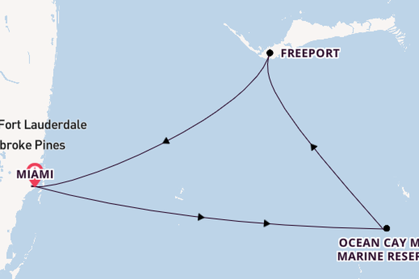 Caribbean vanaf Miami, Verenigde Staten met de MSC Meraviglia