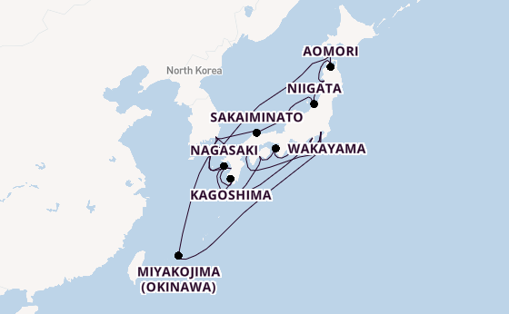 Japan from Australia with the Sapphire Princess
