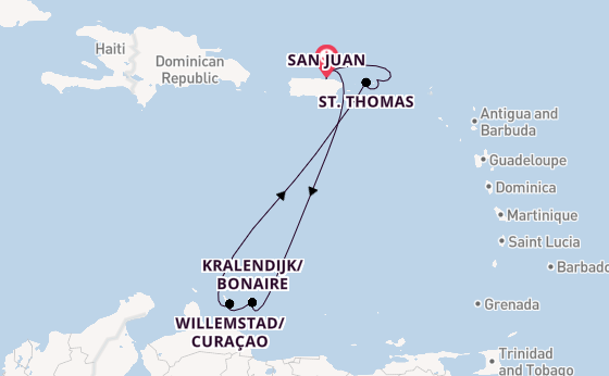 Caribbean from San Juan, Puerto Rico with the Norwegian Prima