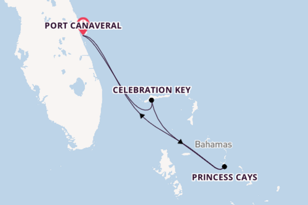 Caribbean vanaf Port Canaveral, Verenigde Staten met de Carnival Glory