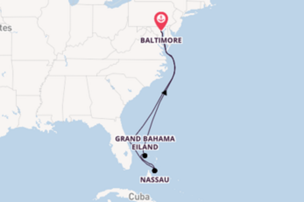 Cruise naar Baltimore via Port Canaveral