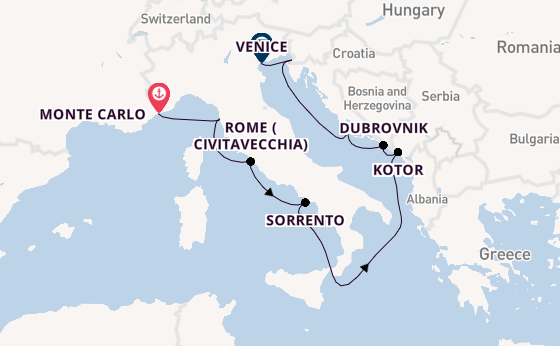 Luxury Best of the Med & Venice Stay