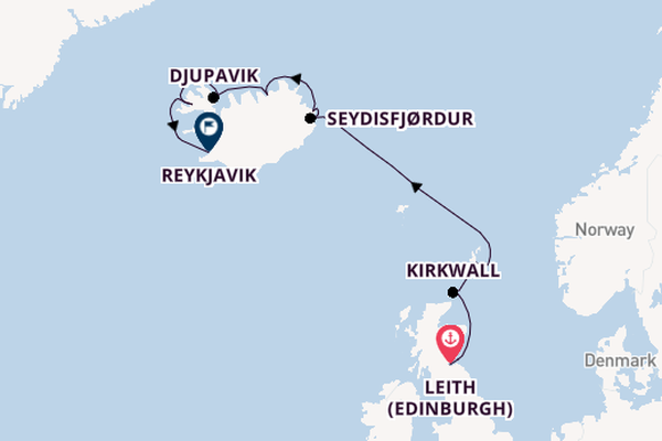 Schotland vanaf Leith (Edinburgh), Schotland met de Silver Wind